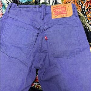 Levi’s size 29 dark purple hi rise jeans 100% cotton